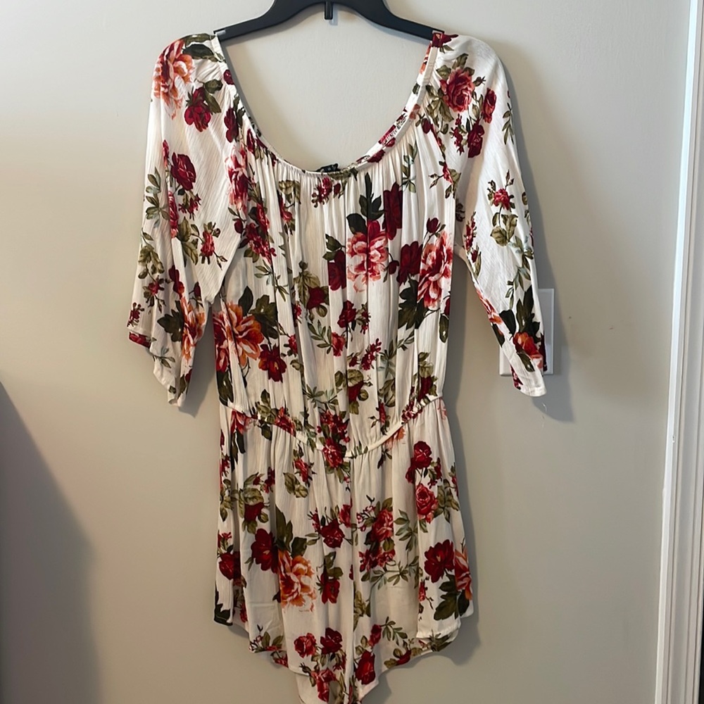 Floral Romper - Size M